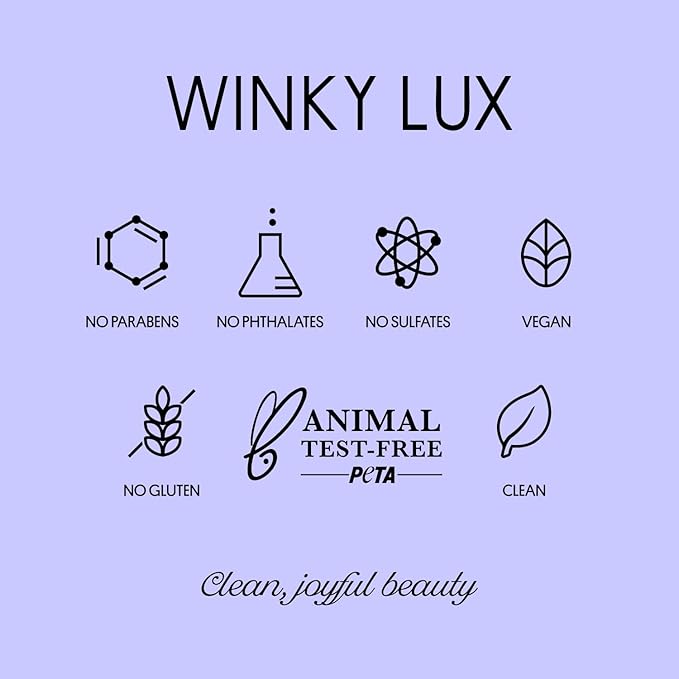 Winky Lux Rainbow Tri-Color Tinted Lip Balm – Hydrating Lip Care with Jojoba Oil & Vitamin E, Sheer Pink Tint, Moisturizes and Softens Dry Lips