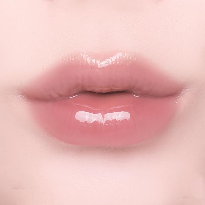 DINTO Frozen Lip Jelly - Icy Cool Plumping Lip Gloss with Metal Tip - High-Shine Non-Sticky Jelly Formula for Fuller, Juicy Lips - Vegan & Cruelty-Free - 0.34 fl oz - Shade 374 Dove