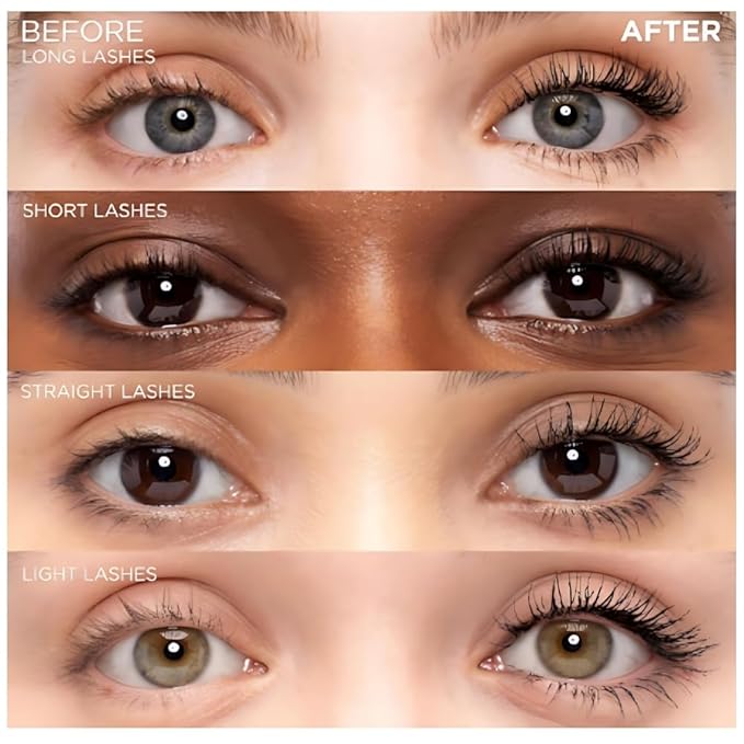 ForChics Nourishing Mascara - Growth and Strengthening Formula, Volumizing Black Lash Treatment with Antioxidants, Hormone-Free Lengthening Mascara for Thicker, Healthier Lashes