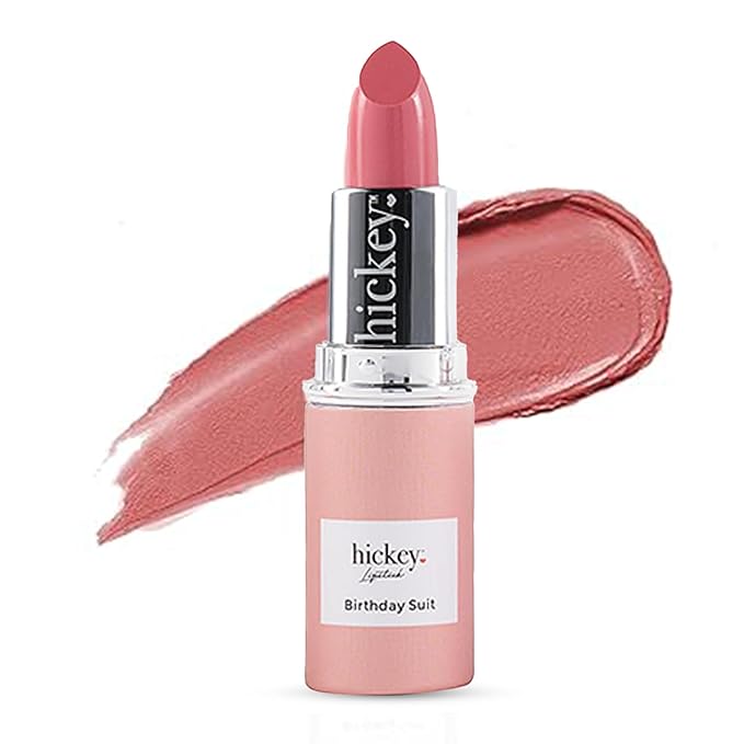 Hickey Lipstick Refill Set: Birthday Suit & Big Trouble Berry Wine –Long Lasting Lipstick for Women-Vegan, Gluten-Free, Highly Pigmented