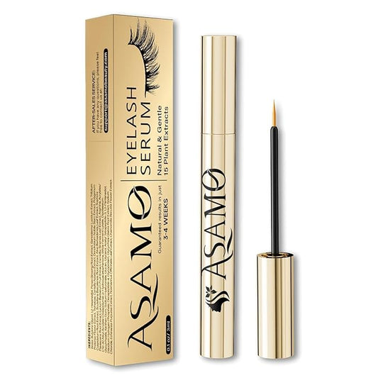 Eyelash Growth Serum – 15 Plant Extracts for Longer, Denser & Robust Lashes,Boosts Natural Lash Development,eyelash serum,Enhance Natural Beauty, Hypoallergenic Oil Free,zz07