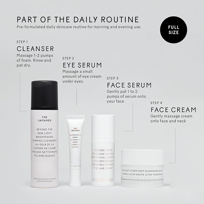 The Untamed The Quiet Storm Deep Nourishing Balm 1.7 fl oz – Hydrating Face Cream with Borage Oil & Hyaluronic Acid – Helps Support Skin Elasticity & Moisture for Dry, Mature, or Sensitive Skin