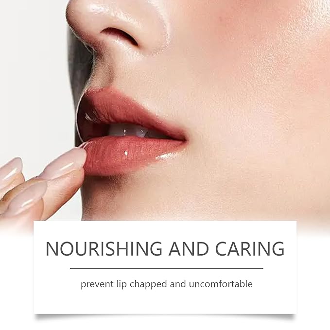 Gold Crystal Color Changing Lipstick - Clear Lip Gloss That Changes, Long Lasting Moisturizing & Nourishing Lipstick, Non-Sticky Glossy Shine (1 pcs)
