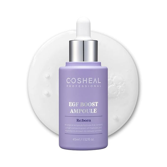EGF Boost Ampoule 1.52 fl oz, Skin-Firming Anti-Aging Serum with Peptide & Amino Acid Complex, Boosts Elasticity & Fibroblast Activity, Wrinkle Care, Korean Skin care