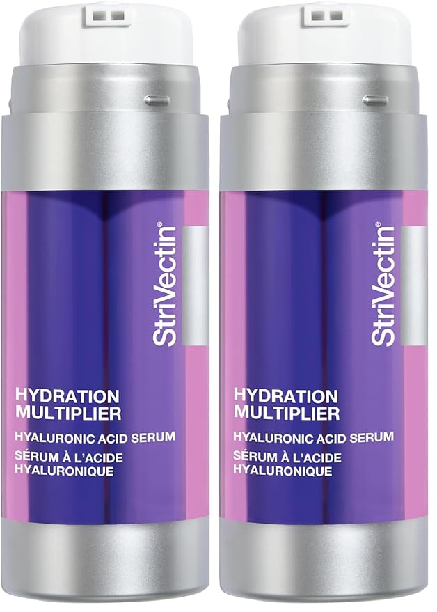 StriVectin Multi Action Hydration Multiplier Serum with Hyaluronic Acid, Ceramides and Peptides for Dehydrated, Dry Skin (Pack of 2)