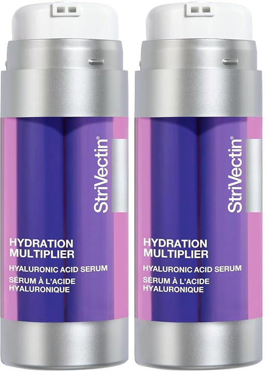 StriVectin Multi Action Hydration Multiplier Serum with Hyaluronic Acid, Ceramides and Peptides for Dehydrated, Dry Skin (Pack of 2)