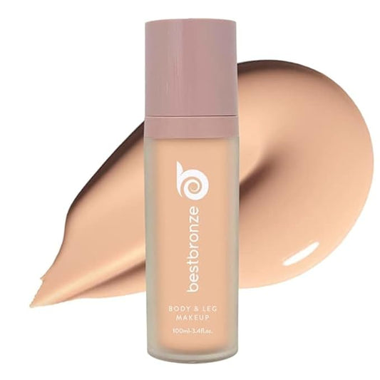 Best Bronze Bombshell Body Makeup - Tattoo Cover Up Makeup & Body Foundation Waterproof - Tattoo Concealer Waterproof for Scars, Varicose Veins Cover Up & Leg Foundation (N6.5 Peachy Beige)