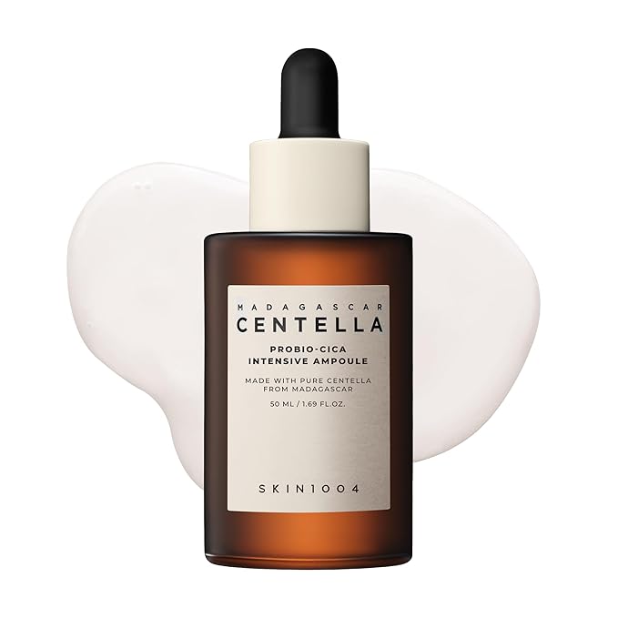 SKIN1004 Probio Cica Intensive Ampoule 1.69fl.oz, 50ml, Centella & Ceramide Face Serum for Hydration & Skin Strengthening, Korean Facial Ampoule with Madagascar Centella for Soothing Korean Skin Care