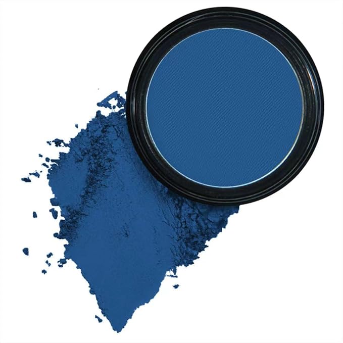 Mysense Matte Blue Single Eyeshadow Palette, Pressed Powder Eye Shadow Makeup, High Pigment Long Lasting Vegan & Cruelty Free, 211# As You
