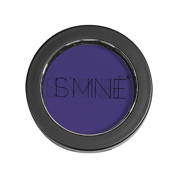 IS'MINE ISMINE Single Eyeshadow Powder Palette, Matte Purple, High Pigment, Longwear Single Eye Makeup for Day & Night
