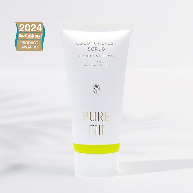 Pure Fiji Coconut Crush Scrub, Coconut Lime Blossom (6oz/180ml)