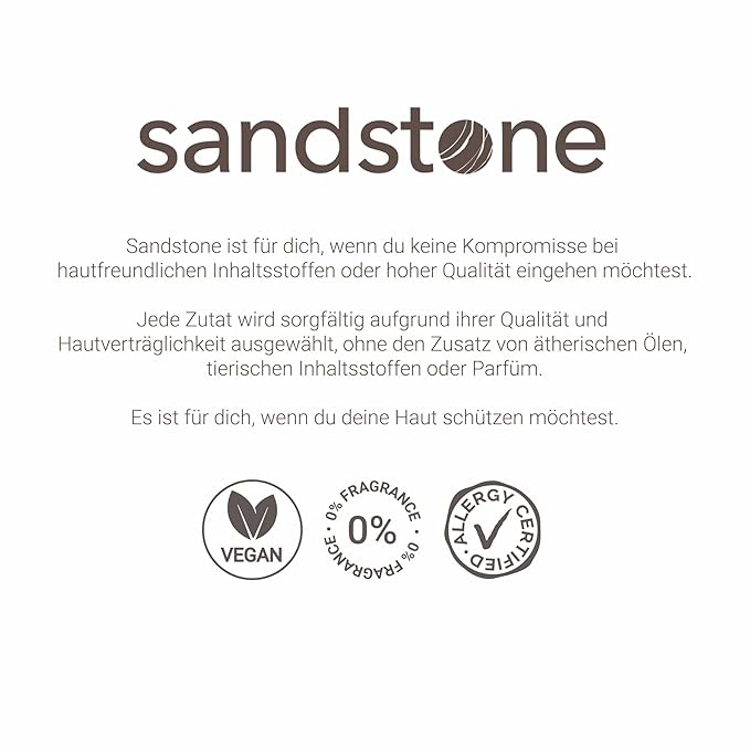 Sandstone Scandinavia Hypoallergenic Mascara Sensitive Eyes - Smudge-Proof, Sweatproof and Lengthening with amazing separation of the lashes - Vegan and Non Toxic (Brown, 9 ml)