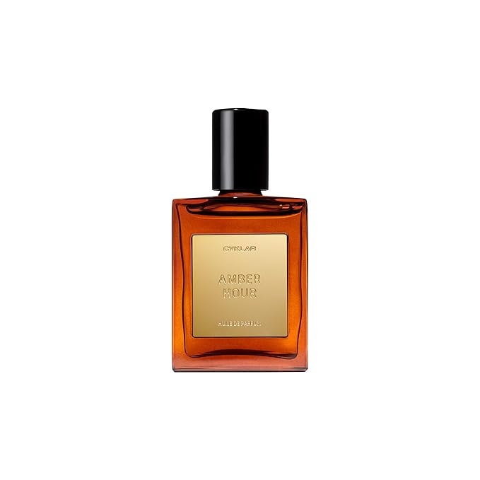 CYKLAR Perfume Oil Roll-On. Travel-Friendly Amber Hour Fragrance, with Palo Santo and Tonka Bean Notes. Long-Lasting Essential Oil Parfum for Women and Men. 0.5 Fl Oz Scented Rollerball Bottle