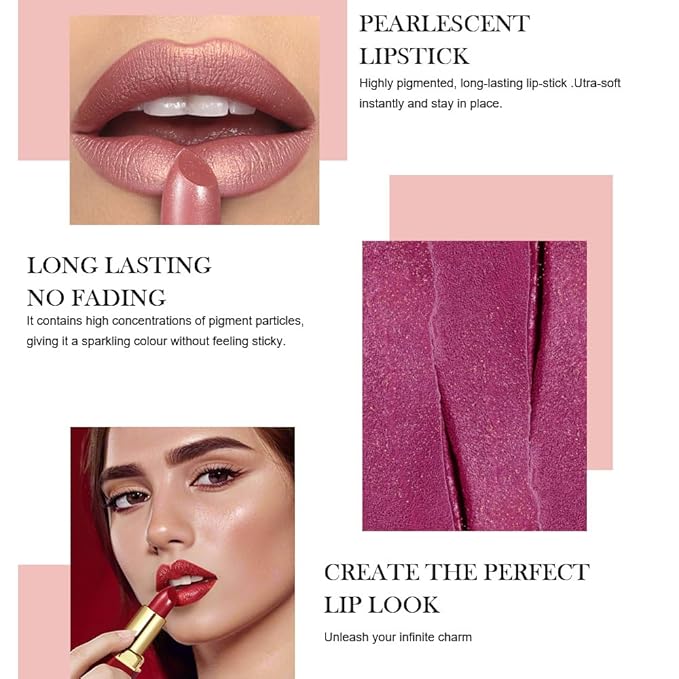Dark Purple Metallic Lipstick for Women,Lightweight Shimmer Frosted Lipstick,Glitter Lip Gloss Stain Long Lasting Waterproof Smudge Proof 24 Hour Full Coverage Lip Makeup,Vegan