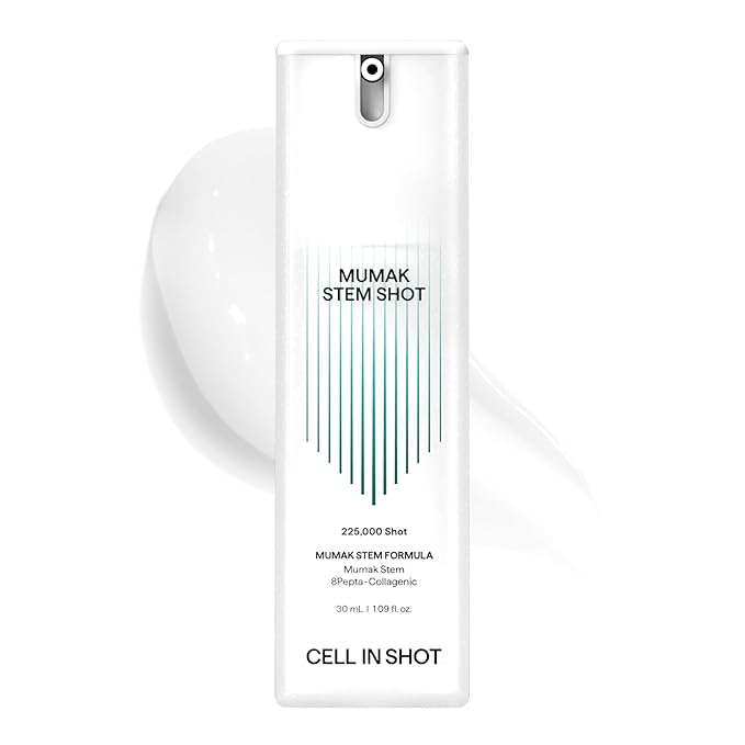 Mumak Stem Shot – Skin Lifting and Elasticity Booster – MFSC® Stem Cell Anti-Aging Serum for Face Wrinkles and Firmness, 1.69 fl.oz. (30 ml)