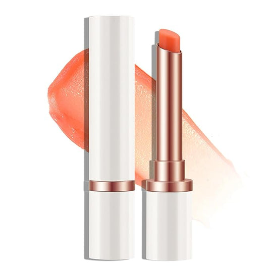 Boobeen Lip Balm Stick, Lip Balm Cream for Dry Cracked Lips, Temperature Color Change Lip Gloss, Long Lasting Lip Moisturizer for Women, Buildable Lip Color
