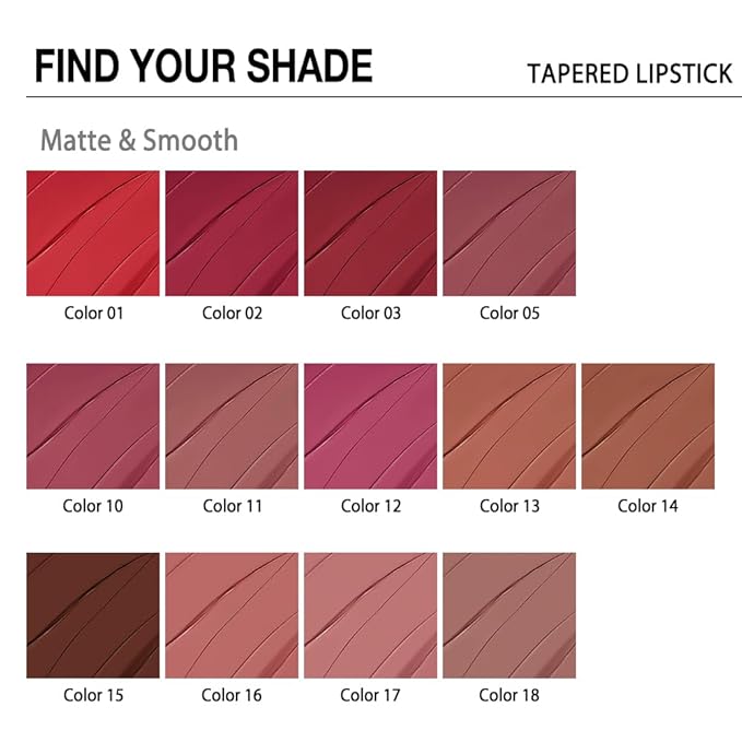 evpct 3Pcs DarK Light Nude Brown Matte Lip Liner and Lipstick Combo Set for Women Long Lasting, Cream Gradient Lipstick and Lip Liner Crayon Contour Pencil Makeup, Flawless Ombre Effect, Waterproof
