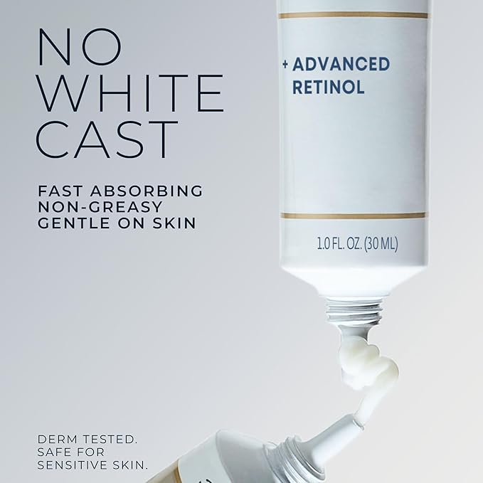 RoC Retinol Correxion Deep Wrinkle Daily Face Moisturizer with Sunscreen SPF 30 for Fine Lines, Dark Spots, Post-Acne Scars, 1 Ounce (Packaging May Vary)