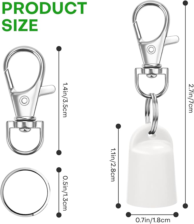 2 Pcs Keychain Holder for Aquaphor Lip Repair- Polypropylene Cap Accessory - Fit Lip Balm Keychain