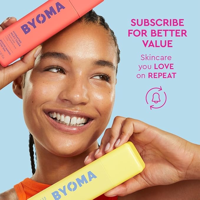 BYOMA Liptide pH Lip Oil - Glossy, Non-Sticky Gloss with pH Adaptive Tint - Peptide Lip Treatment with Peptides, Avocado & Tamanu Oils - Softens, Plumps, Hydrates - 0.16 oz