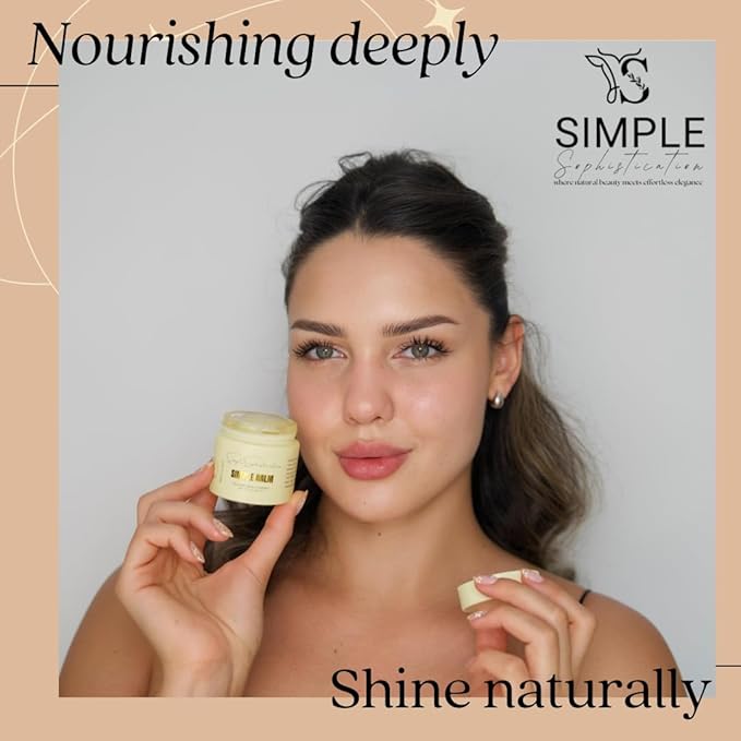 Simple Sophistication Tallow Emu Honey Balm | Nourishing Face & Body Moisturizer with Manuka Honey & Emu Oil, Non-Greasy Natural Skincare (2 oz, Simple Balm, 2 oz)