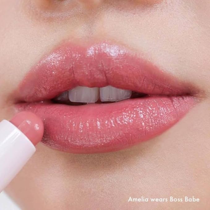 Wander Beauty Double Booked Lip Conditioner & Cream - Boss Babe/In The Clear - Dual-Sided Cream Lipstick With Vitamin E and Shea Butter - Glossy Tinted Lip Balm For Dry Cracked Lips - 0.05 oz