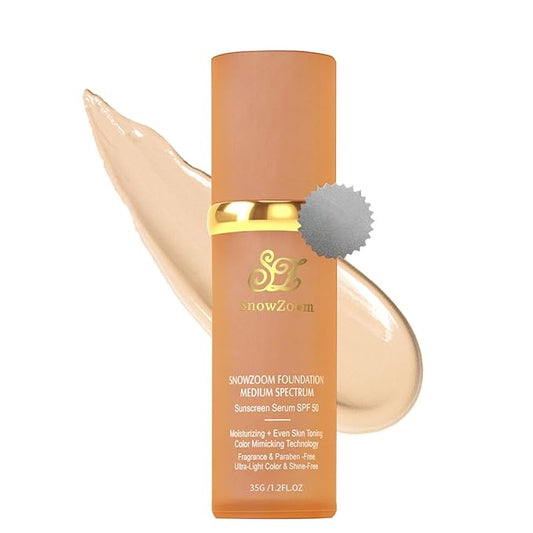 Bio Color Changing Foundation 4 in 1 Makeup-Medium/Light Spectrum with SPF 50+,Hydrating Longwearing & Waterproof (Neutral, 1.2 oz)