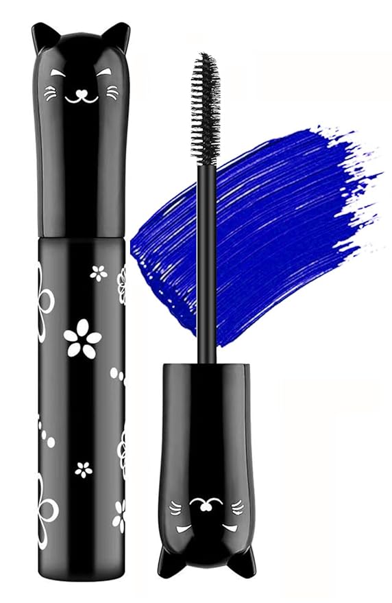Blue Mascara For Eyelashes Waterproof Voluminous Colored Lengthening Curling Defining
