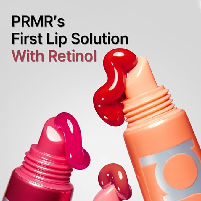 PRIMERA Retinol Serum Bare + Sky Coral | Tinted Hydrating Oil & Stain with Collagen for Moisturizing Care, Korean Tint, 0.24 oz / 7g, Holiday Gift Set & Stocking Stuffer