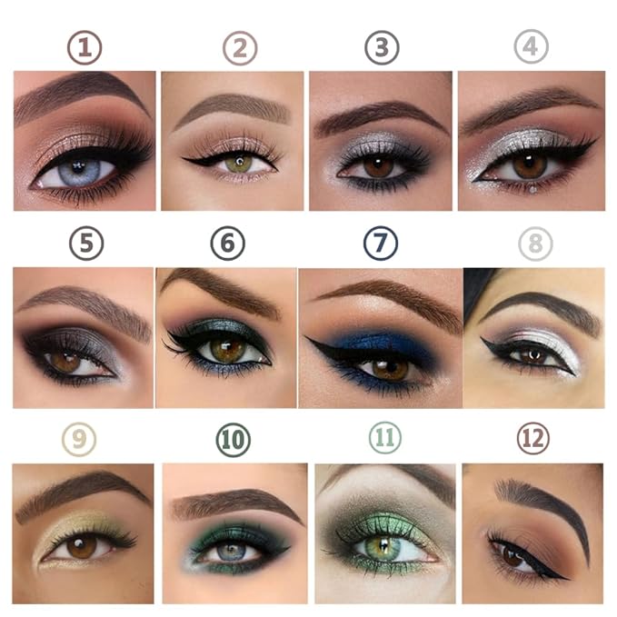Light Gold Eyeshadow Stick Makeup, Cream Shimmer Eye Shadow Pencil, Hypoallergenic Waterproof Long Lasting Crayon, Smooth Glitter Primer Palette Eyeliner Make up