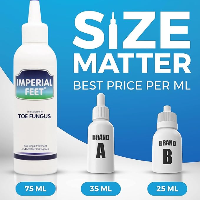 Toe & Toenail Fungus and Nail Fungus Treatment (FDA REGISTERED) - Damaged Yellow Nail Care - Extra Strength Nail Care Discolored Brittle Toenails - XL - Nail Mycosis Improved Formula (Made in USA)