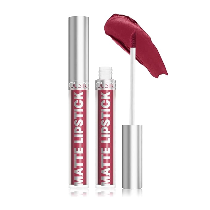 COOL STORY Matte Lip Stain Tint Highly Pigmented Color Long-Lasting Waterproof Wine (10)