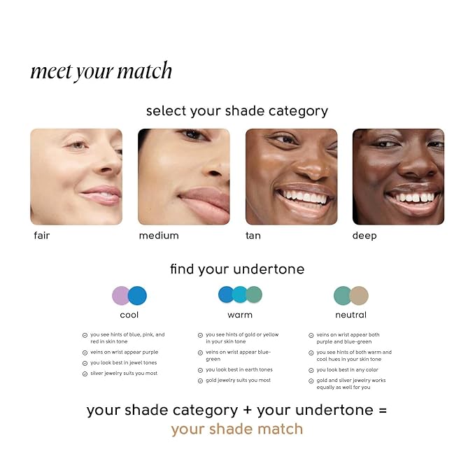 Tinge Tint Body Makeup, Lasts Up to 48 Hours, Medium Coverage Cream With Amino Acids, Hyaluronic Acid & Lysine, Semi Matte Finish, Water & Transfer Resistant, 3.38 Fl Oz - Fair Cool