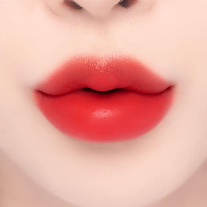 YNM Cream Matte Lipstick, Pigmented Long Lasting Velvet Finish, Creamy Soft Texture, Full Coverage, Lightweight, Moisturizing, Hydrating Lipstick for Women, FLAME RED, 0.19 Fl Oz
