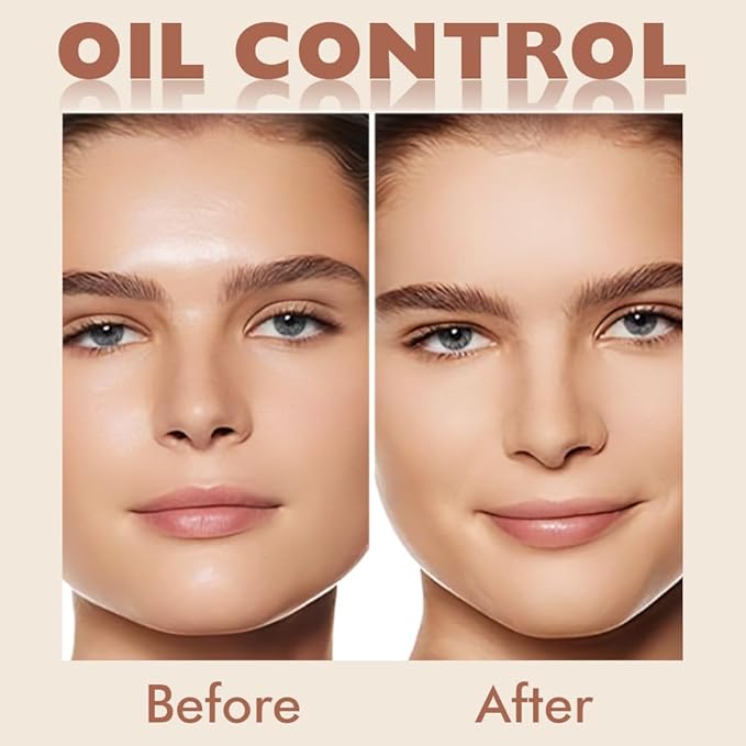FeiCuiYun Oil Control Matte Perfection Face Powder Compact For Women, Matte Smooth Flawless Setting Powder Makeup, Polvo Compacto De Maquillaje, Waterproof Long Lasting, 0.35Oz, (140 Golden Beige, 1)