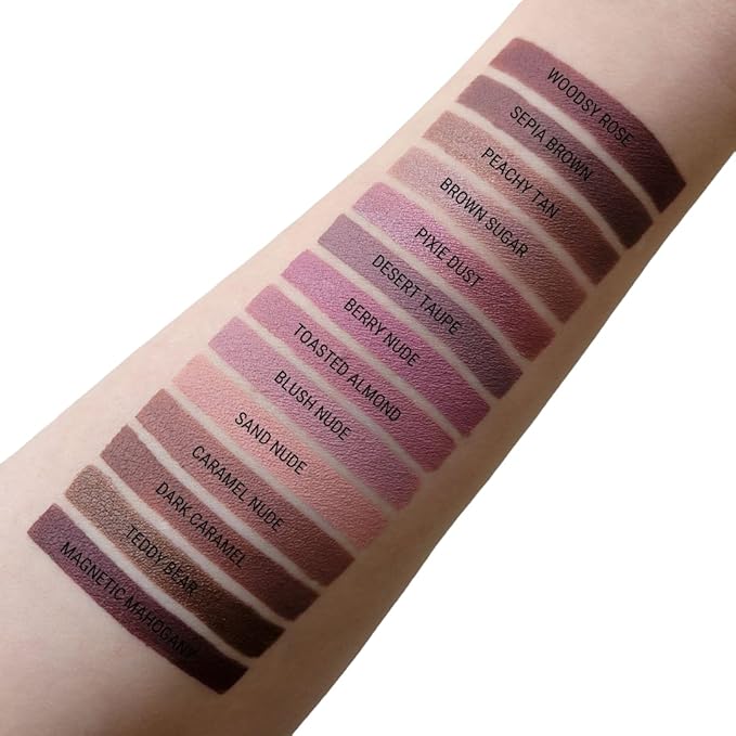 Aromi Grey Beige Matte Liquid Lipstick | Greige, Light Brown Lip Color, Vegan and Cruelty-free, Waterproof and Long-lasting Lipstick, Handmade (Desert Taupe)