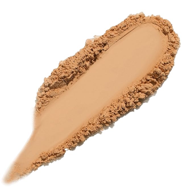 FOCALLURE Flawless Pressed Powder, Control Shine & Smooth Complexion, Pressed Setting Powder Foundation Makeup, Portable Face Powder Compact, Long-Lasting Matte Finish, Sand