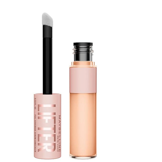 Maybelline Lifter Serum Concealer, Radiant Concealer with Full Coverage, Includes 2% Peptides + Caffeine to Hydrates & Brightens Under Eyes, 35, 1 Count