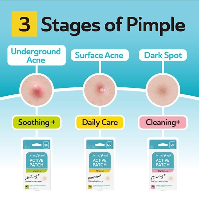 Ultra Invisible Dark Spot Patches for Post Acne and Ultra Invisible Salicylic Acid Acne Patches for Cystic Acne – Spot Treatment for Face with Hydrocolloid – 228 Count, Day & Night Use Bundle