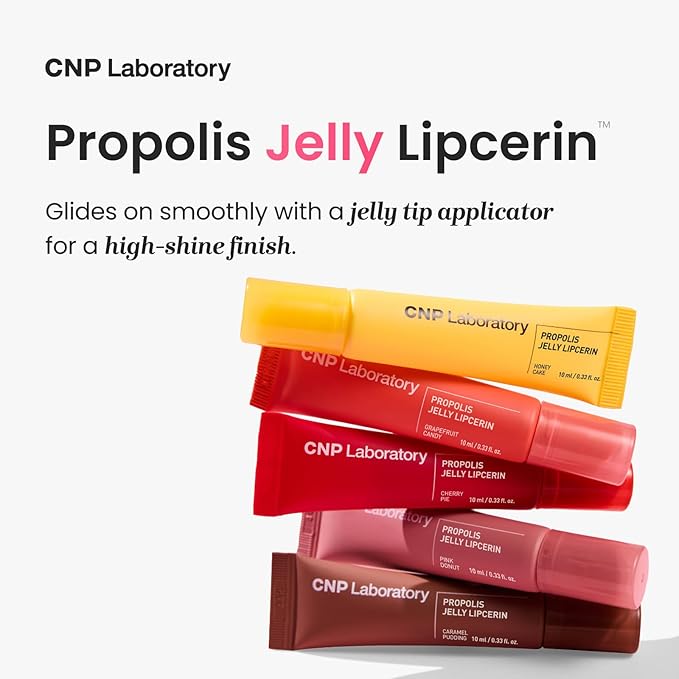 CNP Propolis Jelly Tinted Lipcerin™ - 02 Pink Donut, Hydrating Lip Balm & Gloss with Manuka Honey + Hyaluronic Acid, Stocking Stuffers, Gifts for Women, 0.3 fl.oz.