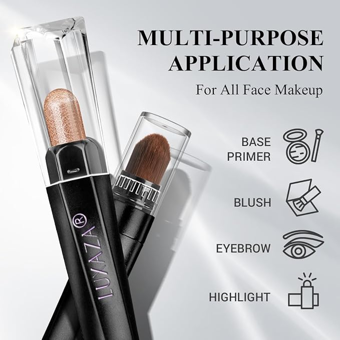 Blue Eyeshadow Stick Makeup Set 10PCS, Neutral Shimmer And Matte Cream Eye Shadow Palette, Metallic Bronze Smoky Eyeliner Brightener Crayon Pencil Kit, Ideal Gift for Women -Mint Chocolate
