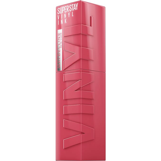 MAYBELLINE Super Stay Vinyl Ink Longwear No-Budge Liquid Lipcolor Make Up, Highly Pigmented Color and Instant Shine, Rogue, 1 Count