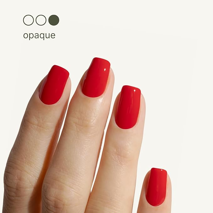 Botanist The Remedy | Nail Strengthening Polish | Repairs & Hardens Nails Damaged from Acrylics, Dip & Gel Manicures | Non-Toxic, 84% Plant Based, 21-Free & Vegan (Poppy Red)