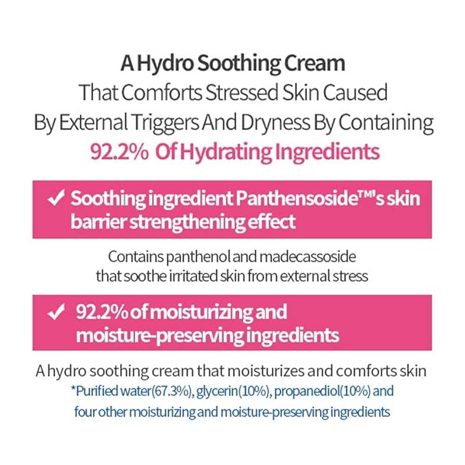 ETUDE SoonJung Hydro Barrier Cream | 92.5% Moisturizing Ingredients, Gel Formula for Soothing, pH Balanced Moisturizer for Hydrating, Panthenol, Madecassoside, Non-comedogenic, 4.39 Fl Oz (Jar Type)