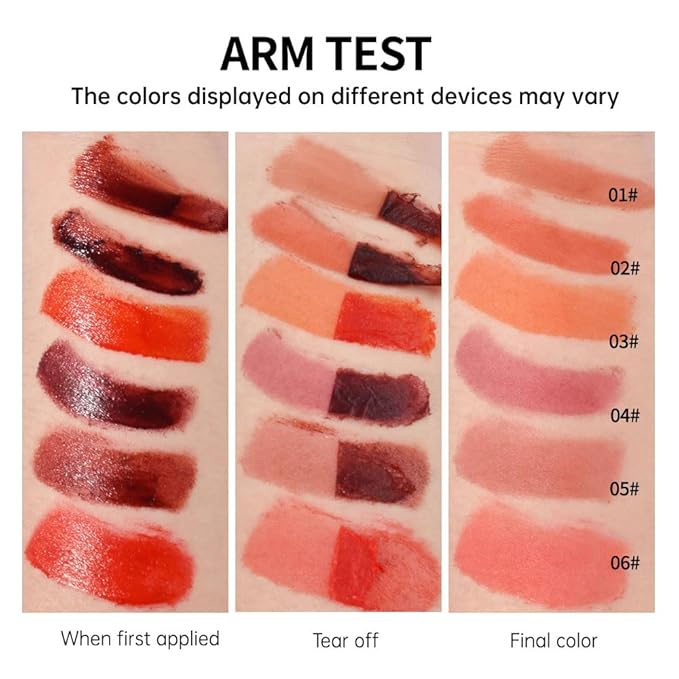 Matte Lip Liner Peel Off Lip Stain, Long Lasting Peel Off Lip Liner Stain, Peel-off Lip Gloss For All Skin Types, Transfer-proof Highly Pigmented Color Waterproof, (05#, Pack of 1)