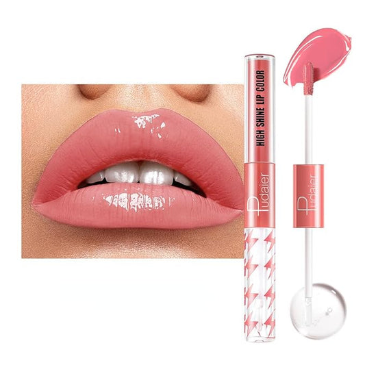 Generic Y-HaLi Double Headed Lip Gloss Moisturizing Lip Oil - Does Not Fade, Honey Lip Gloss and Red Lips - Long-lasting Formula (#01-#08)