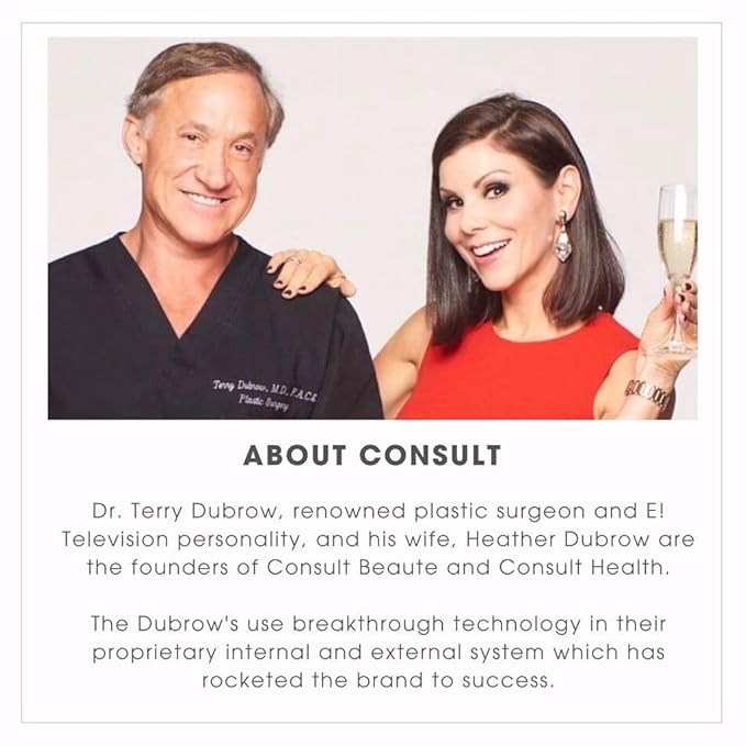 Consult Beaute - Champagne Lift Firming Serum Concentrate for Face - Anti-Aging - Accumulative Support for Sagging Skin - Hydrate & Reduce Fine Lines and Wrinkles - Daily Skin Treatment - 2 Fl Oz