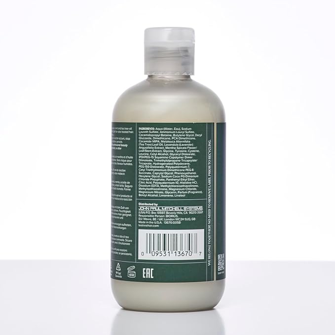 Tea Tree Lavender Mint Moisturizing Shampoo, Hydrates + Soothes, For Coarse + Dry Hair, 33.8 fl. oz.