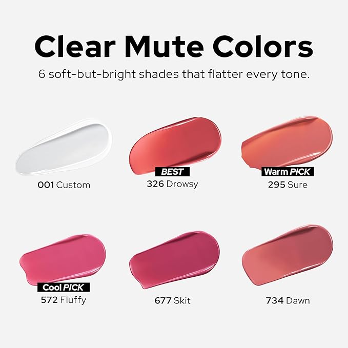 Unframed Hydro Blow Tint – 734 Dawn | Hydrating Gloss Lip Tint | 0.3 fl oz / 9 g | Korean Beauty