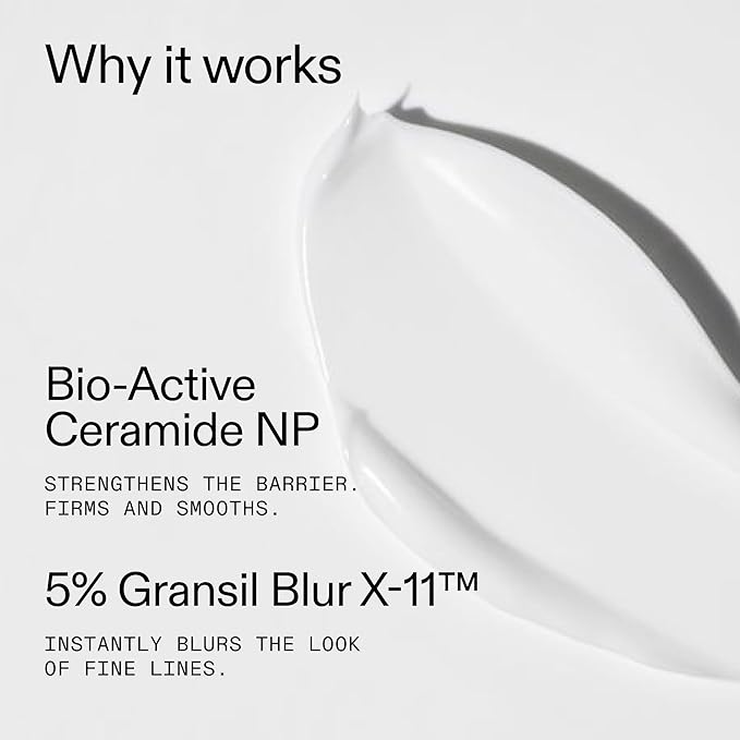 The INKEY List Bio-Active Ceramide Repairing and Plumping Moisturizer 1.7fl oz/50ml, Anti-Ageing Skincare, 24-Hour Hydration Cream, Vegan Friendly, Suitable For All Skin Types